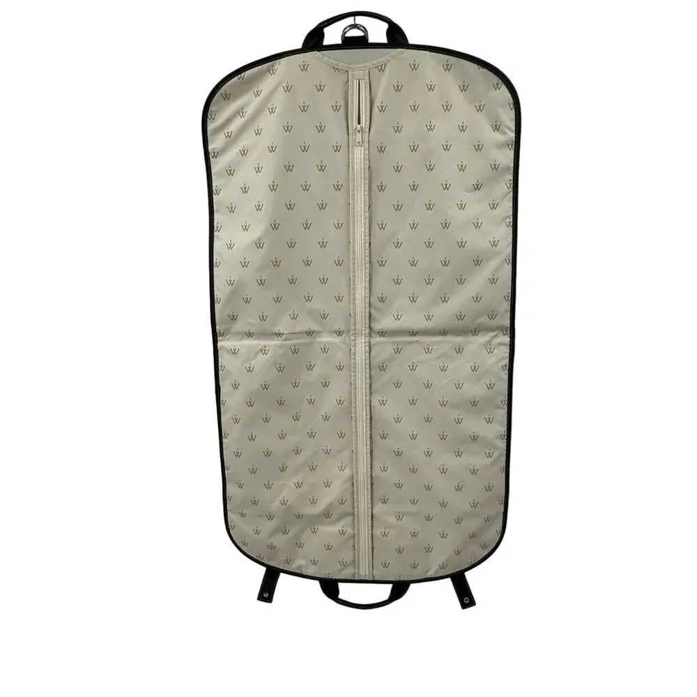 Barrington faux leather garment bag